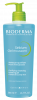 Foto produk BIODERMA, Sebium Gel moussant 500ml, shower foaming gel untuk kulit berminyak
